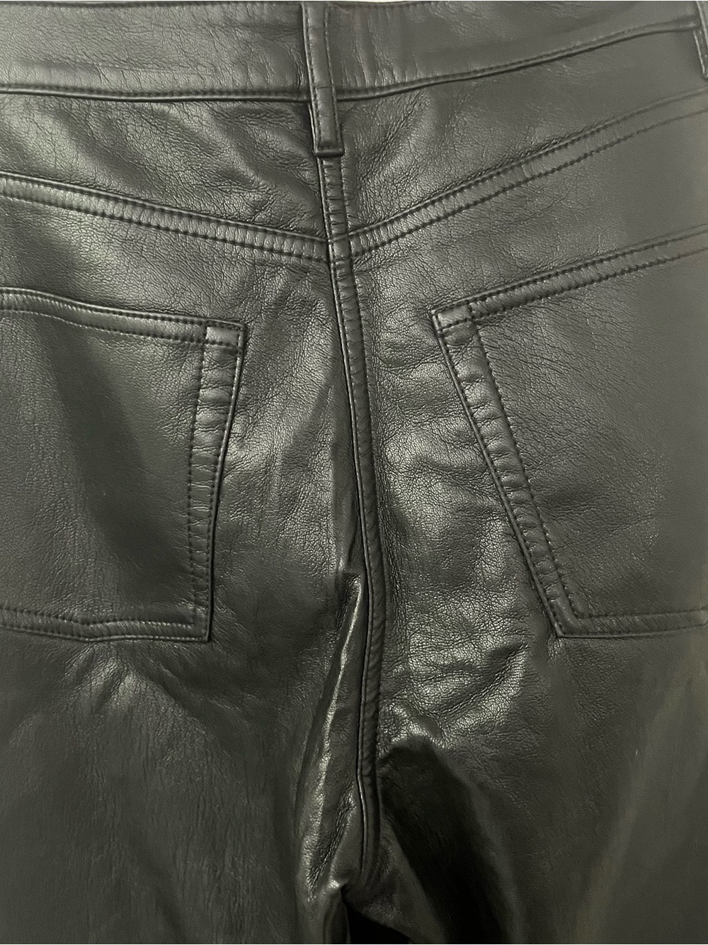 Aritzia Wilfred Melina Vegan Leather Pants Black Size 6 - Picture 14 of 16